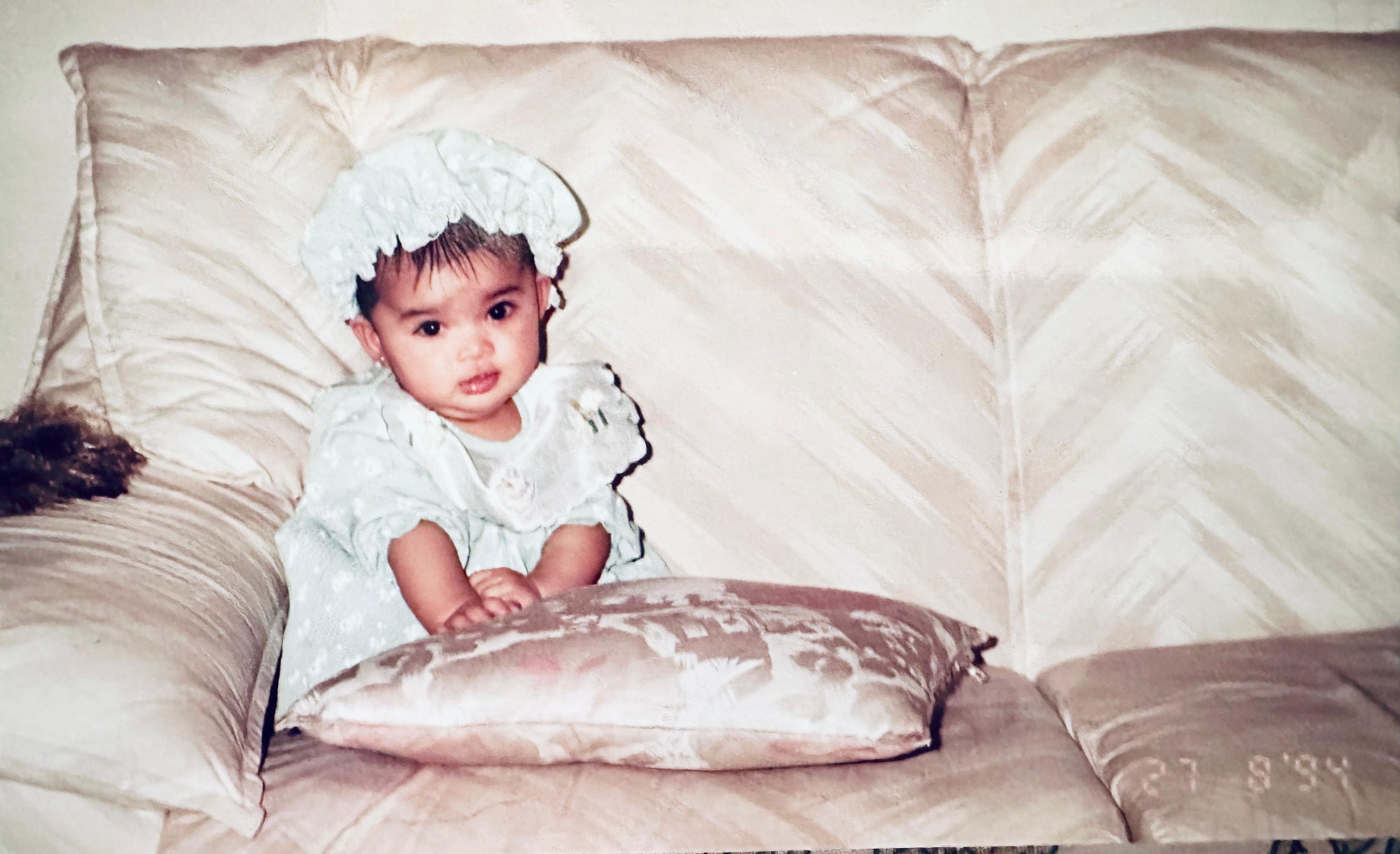 Mary as a baby
