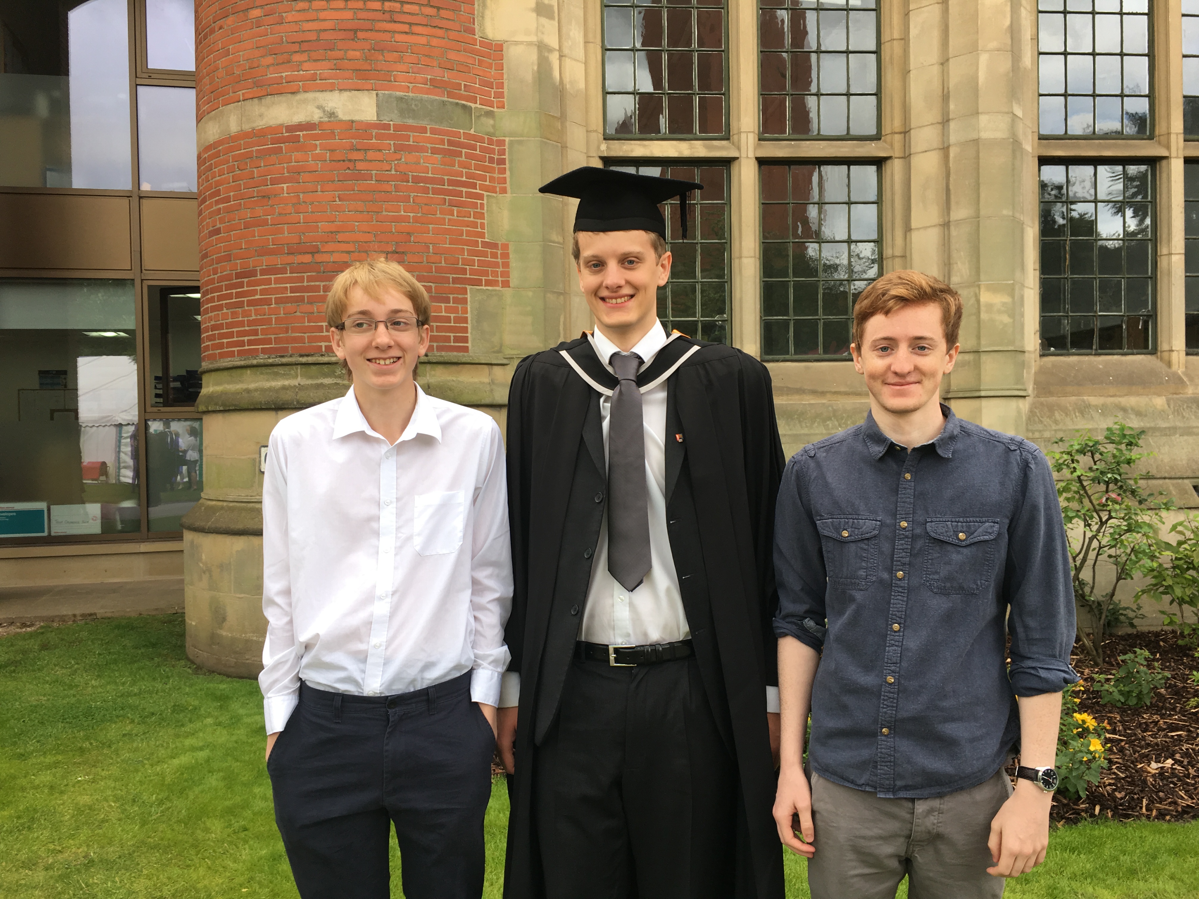 Sam at his graduation